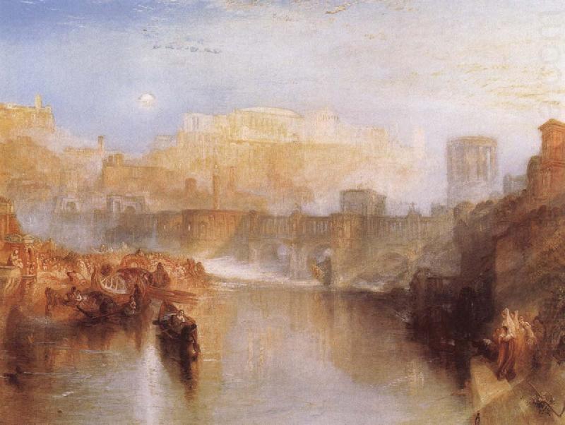 J.M.W. Turner Agrippina landing with the Ashes of Germanicus china oil painting image